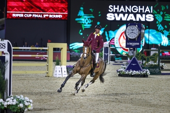 Ben Maher takes a podium place with the Shanghai Swans in the GCL Super Cup in Riyadh Ben Maher takes a podium place with the Shanghai Swans in the GCL Super Cup in Riyadh